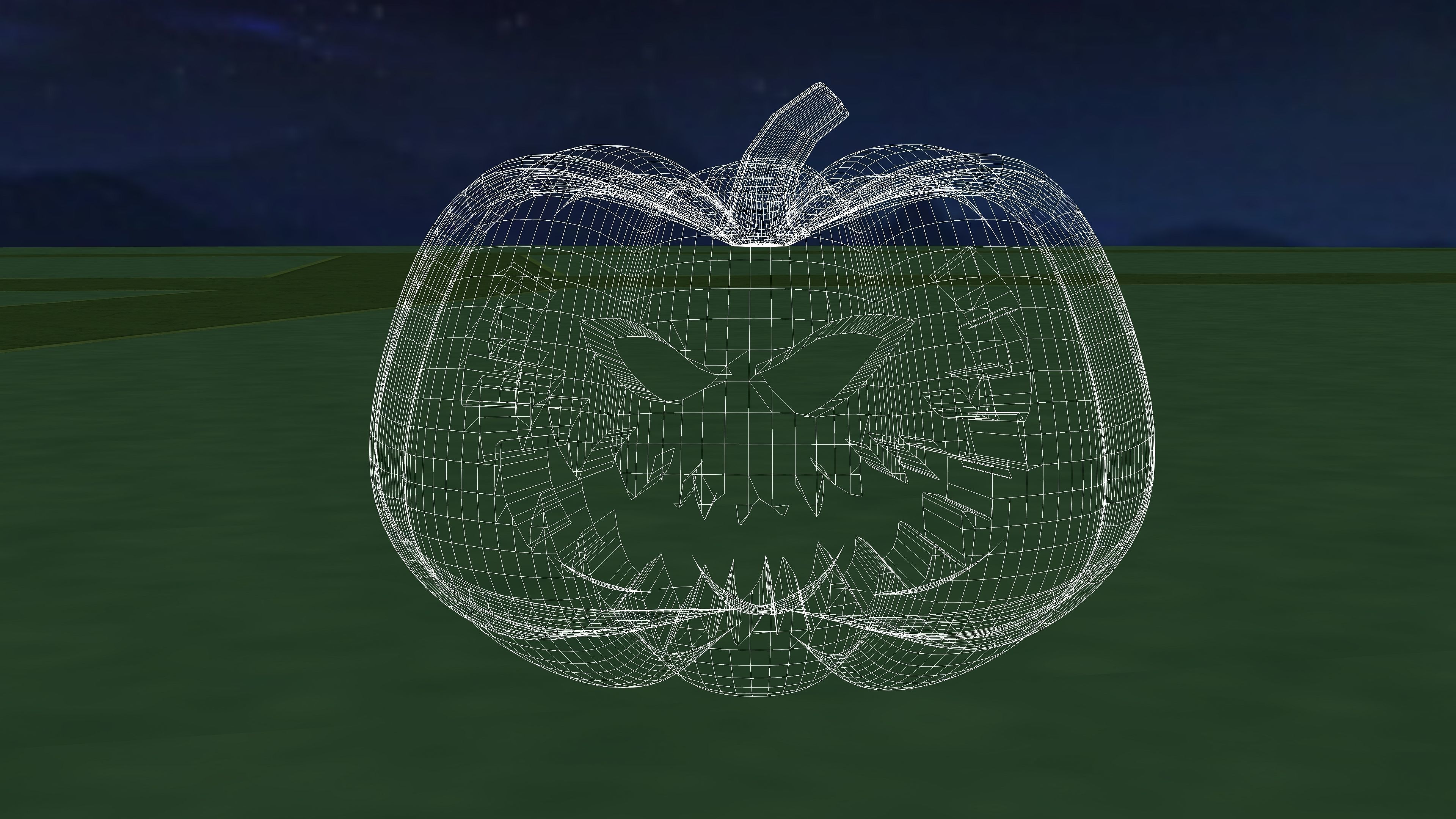 Halloween Pumpkin 3D model_15