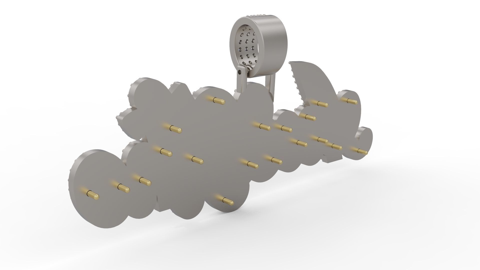 Ace and Kho Pendant 3D print model_2