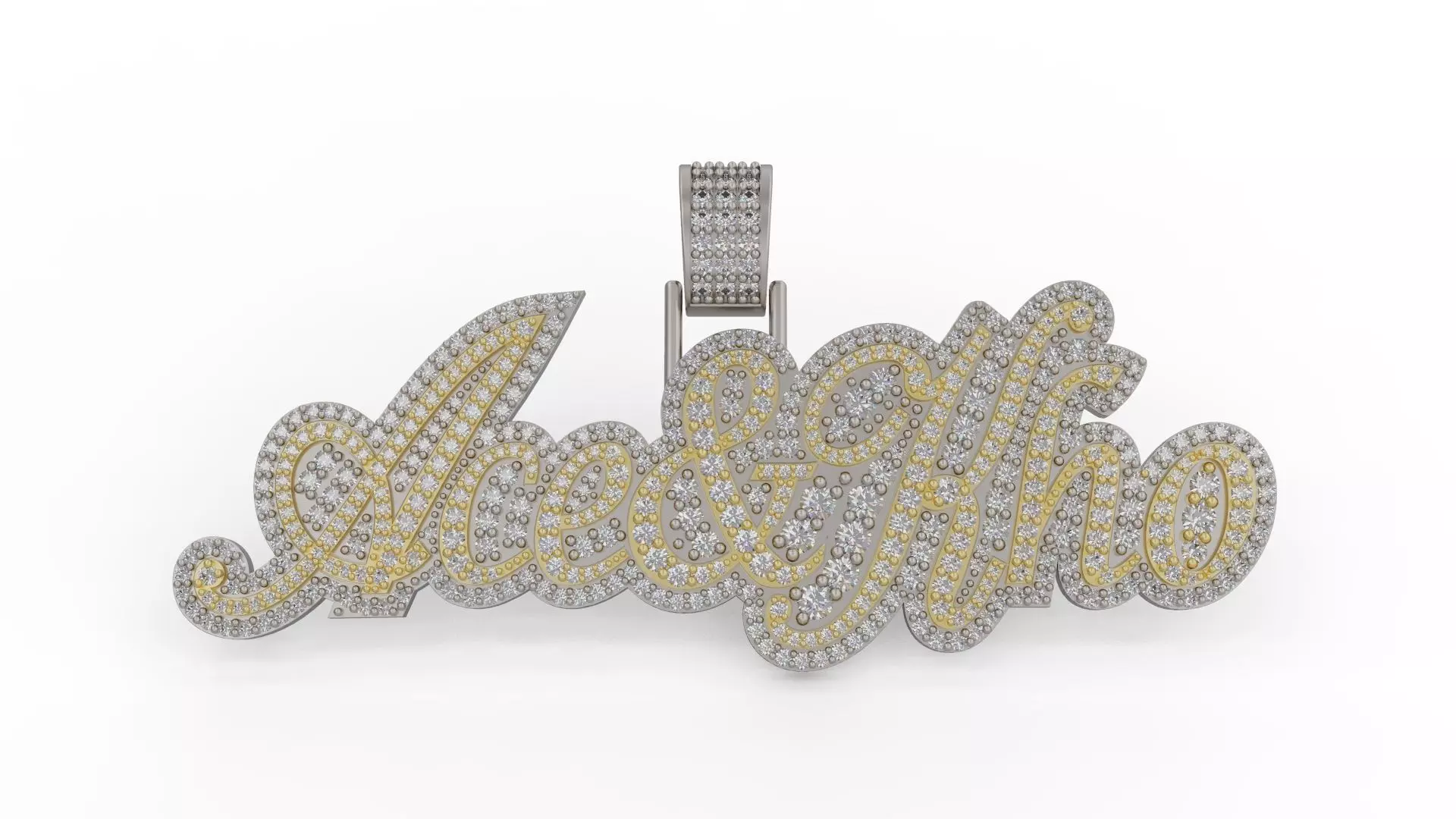 Ace and Kho Pendant 3D print model_0