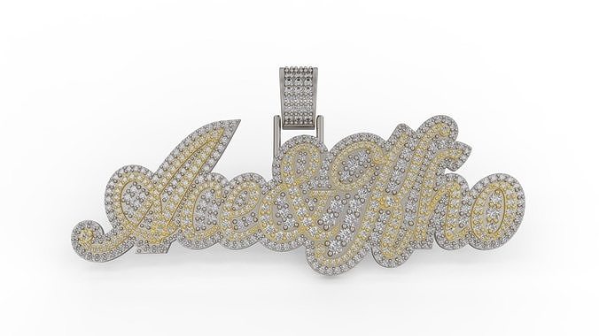 Ace and Kho Pendant 3D print model