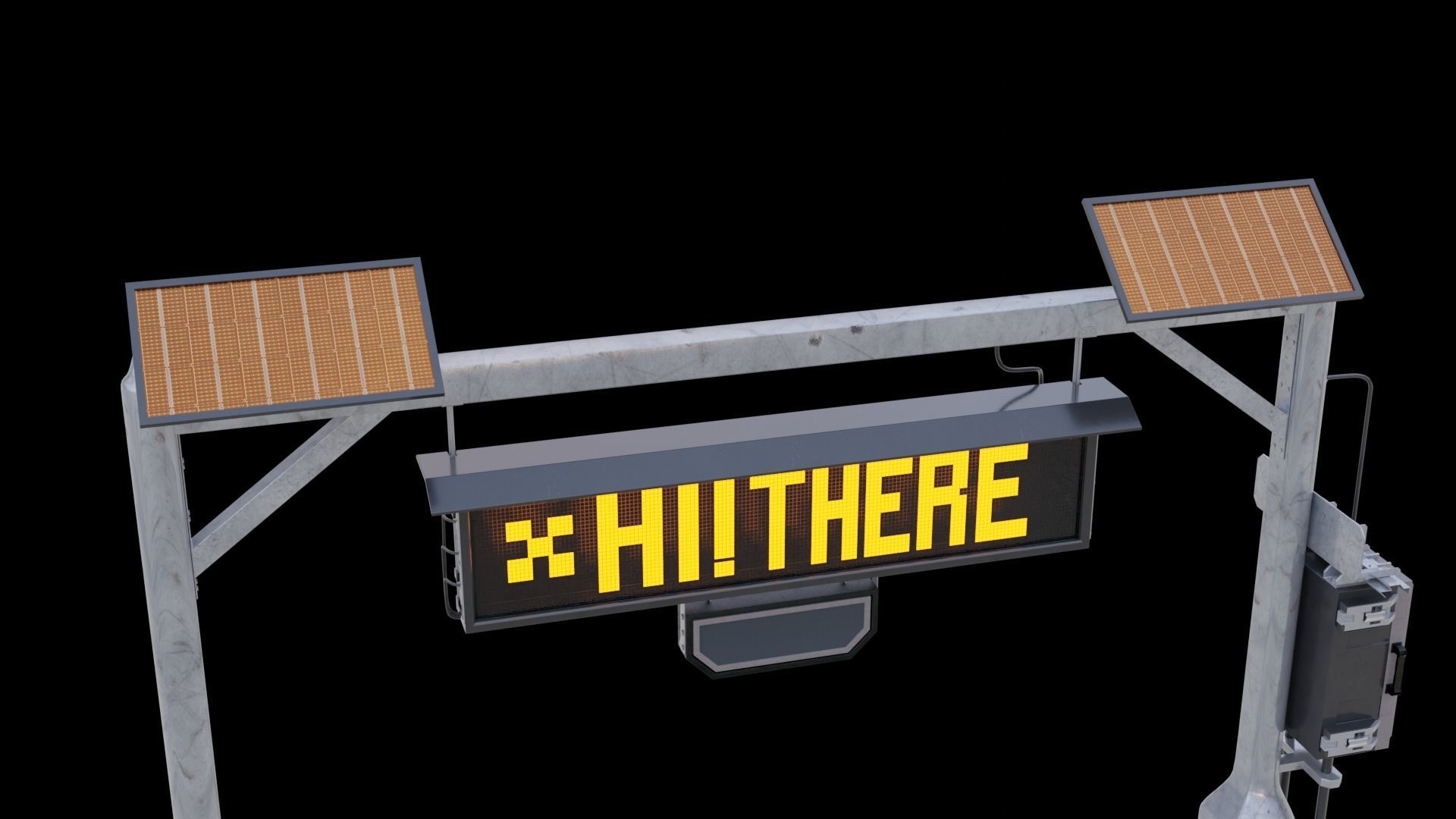 Outdoor Light modules Display 3D model 3D model | CGTrader