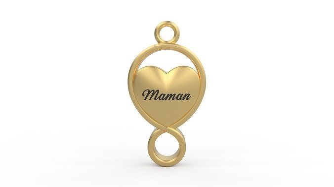Mamma for ashes Pendant 3D print model