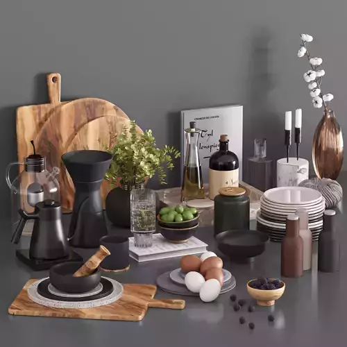 kitchen accessories031 3D model
