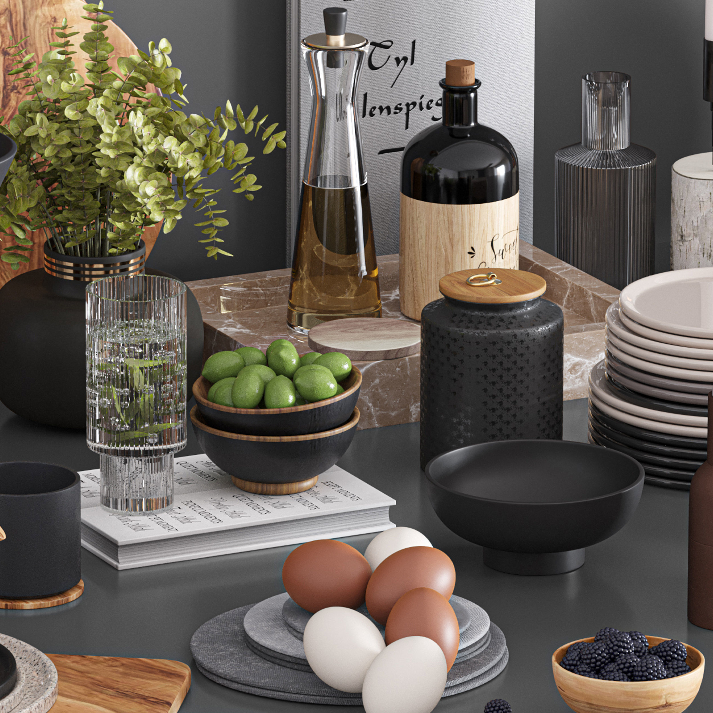 kitchen accessories031 3D model_5