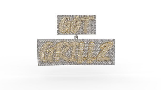 Got Grillz Pendant 3D print model