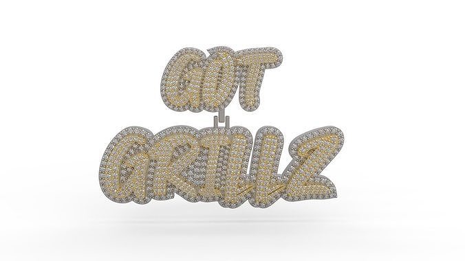 Got Grillz 2 Pendant 3D print model