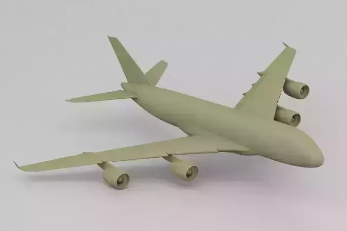 airliner boeing - boeing 3D print model