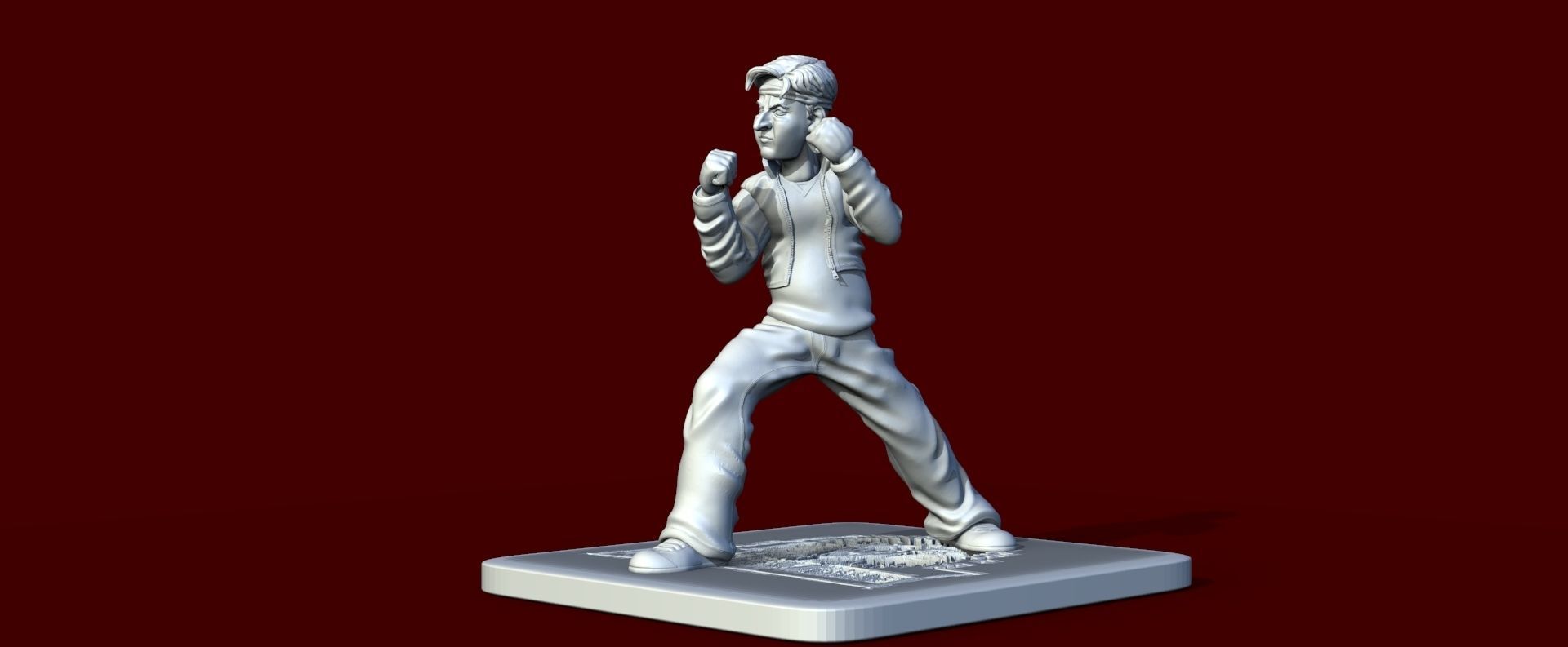  Senesei Johnny Lawrence 3D print model_3