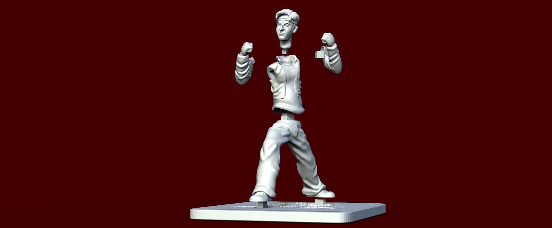  Senesei Johnny Lawrence 3D print model_4
