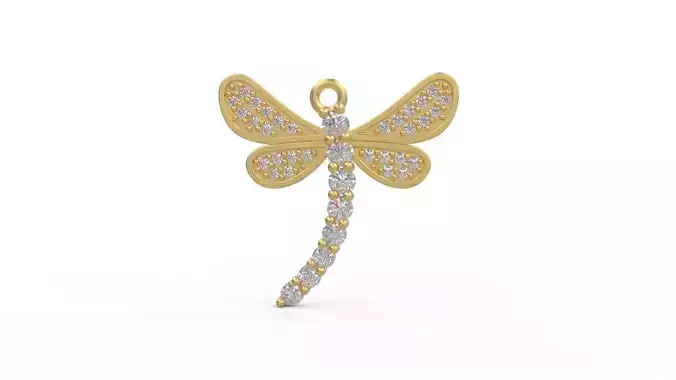 Dragonfly Charm