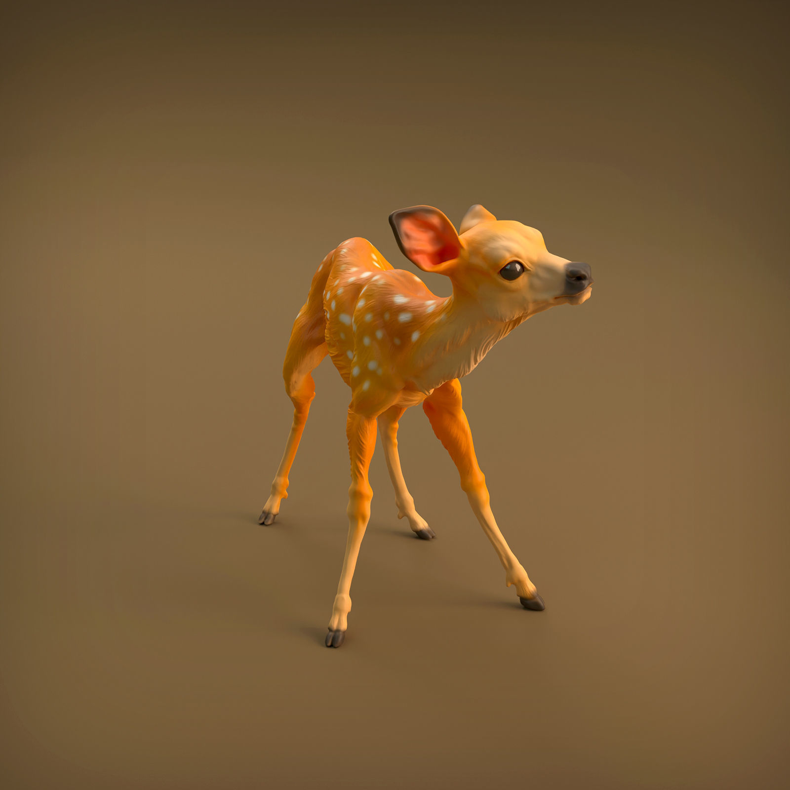 Fawn for 3D Printing 3D print model_3