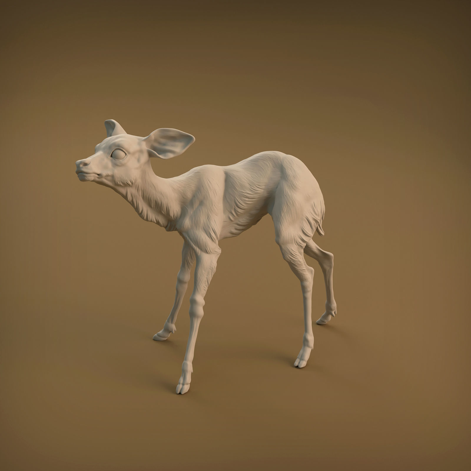 Fawn for 3D Printing 3D print model_8