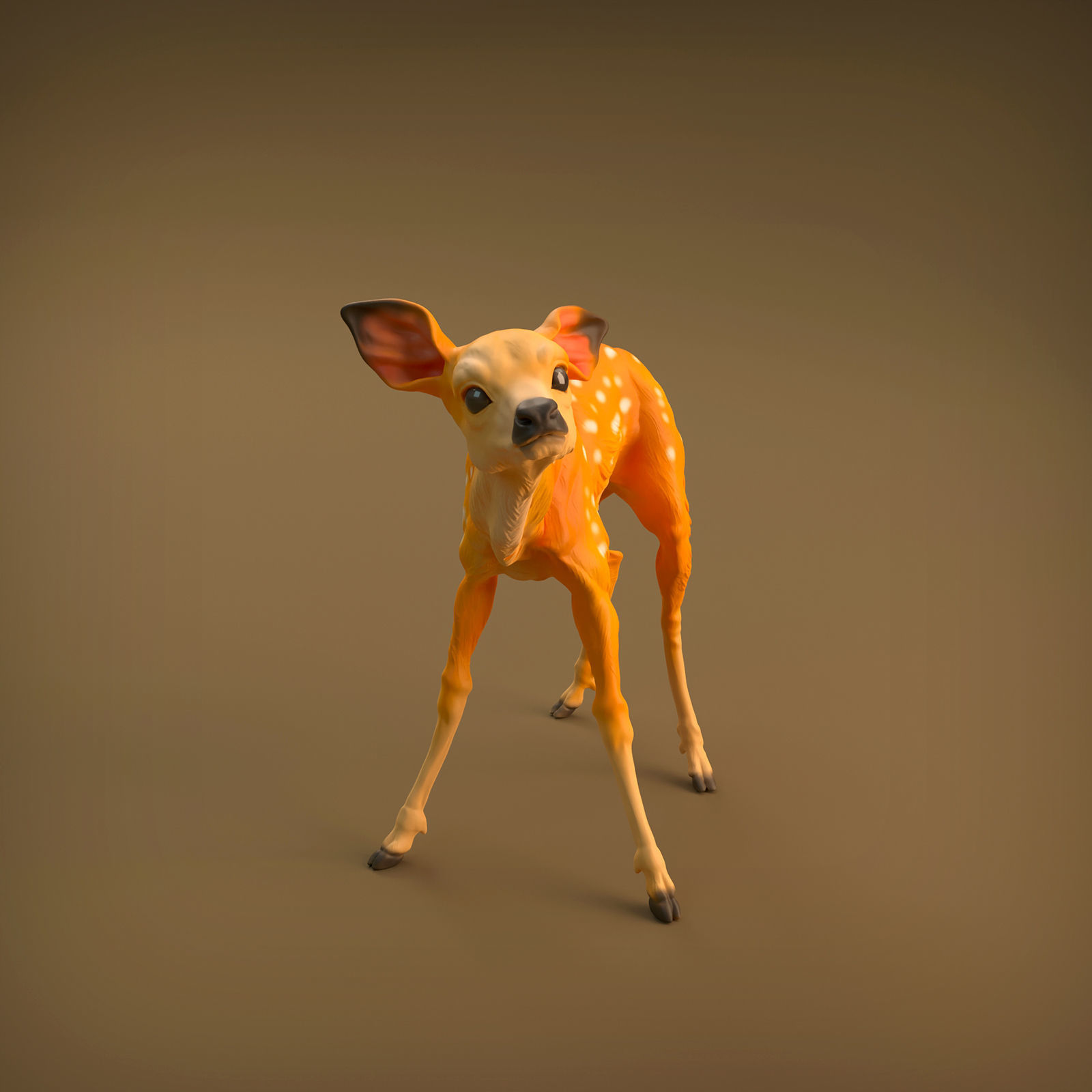 Fawn for 3D Printing 3D print model_2