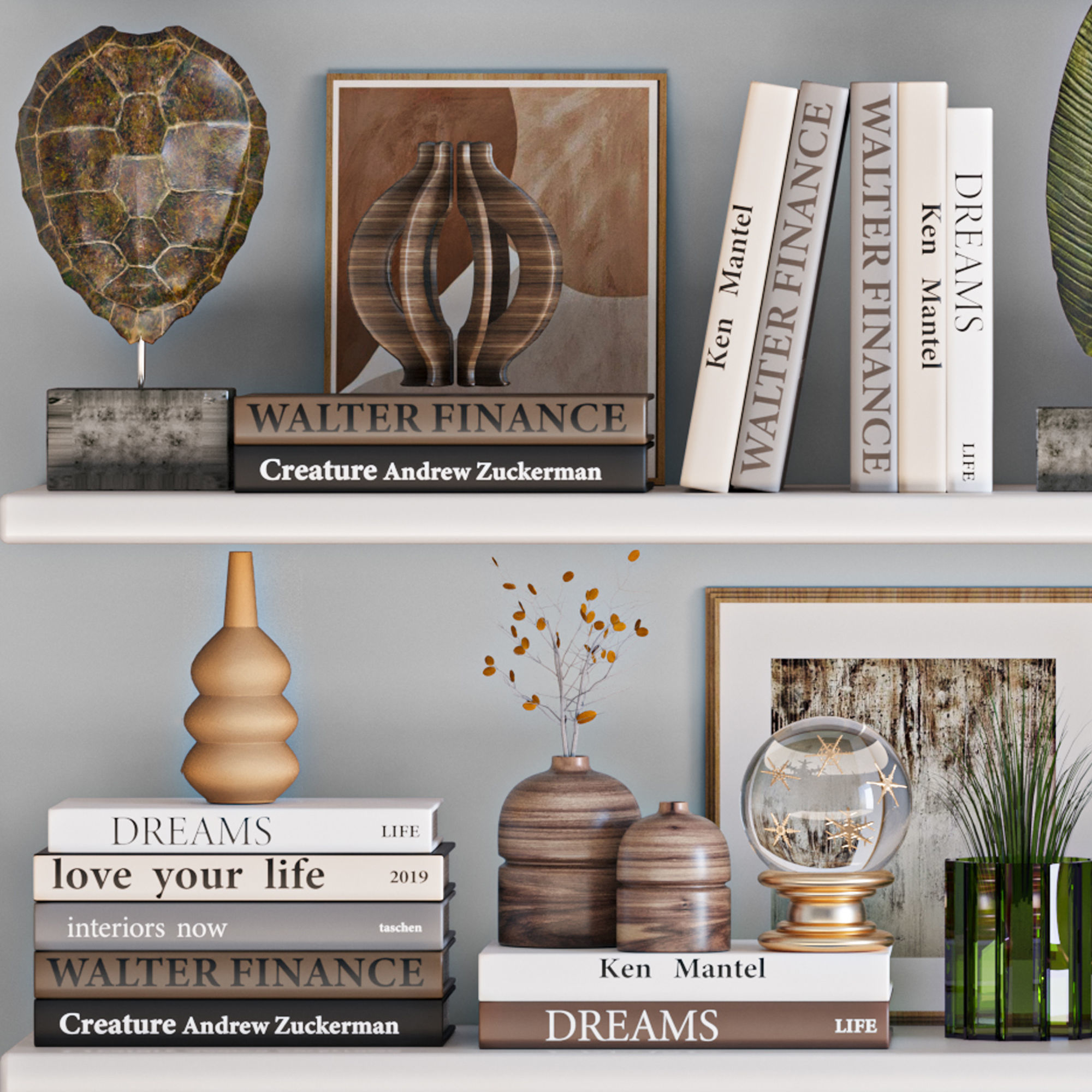 decorative set30 3D model_2