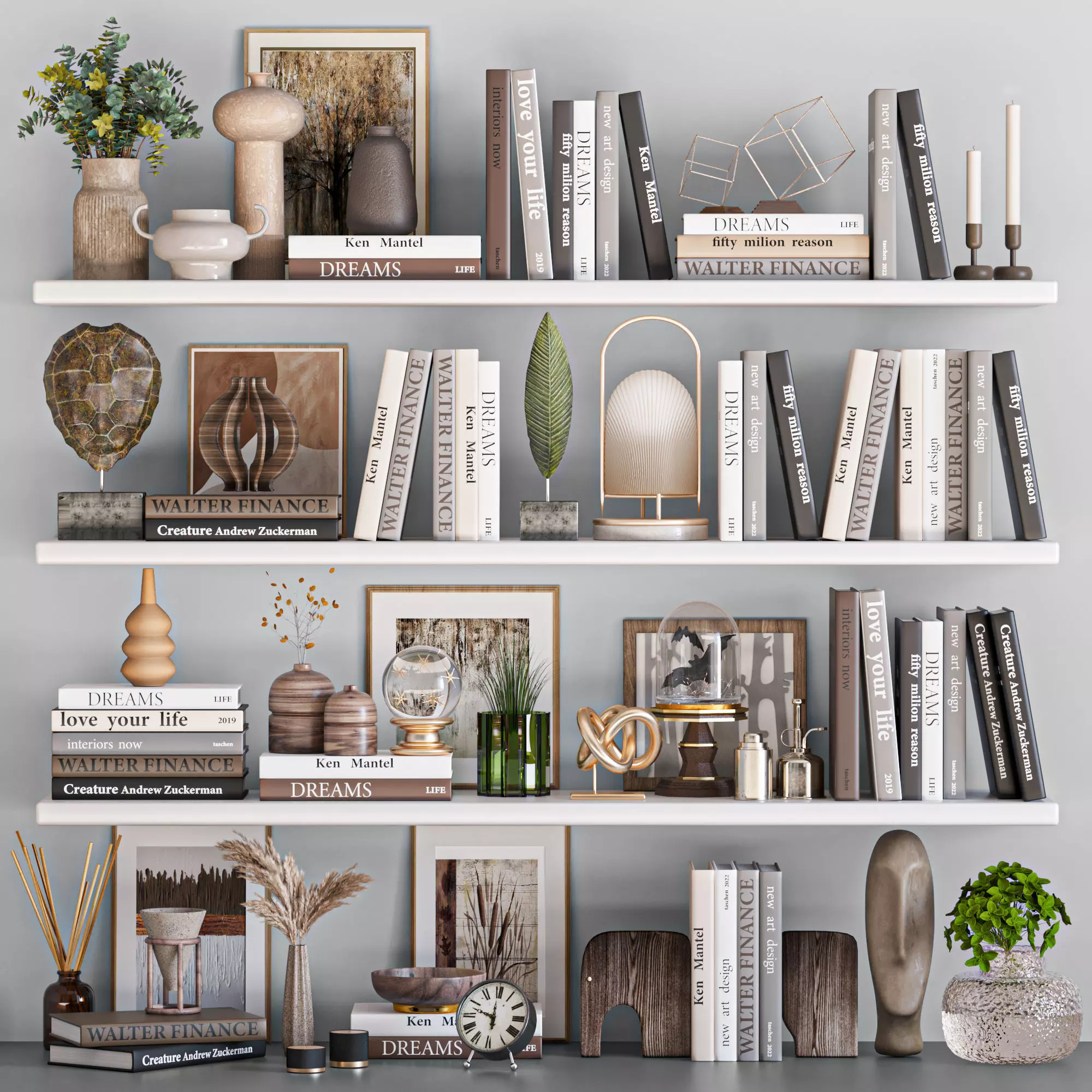 decorative set30 3D model_0