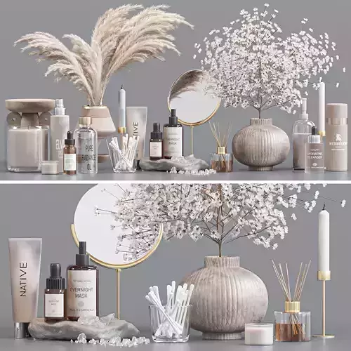 bathroom accessories14 3D model