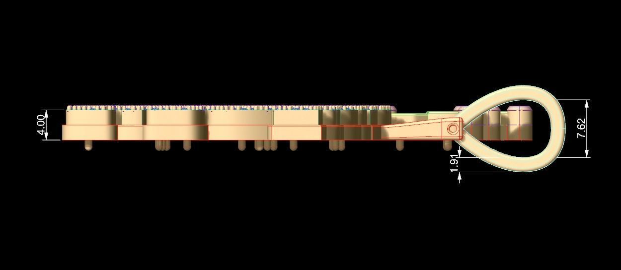 Chess Move Pendant 3D print model_7