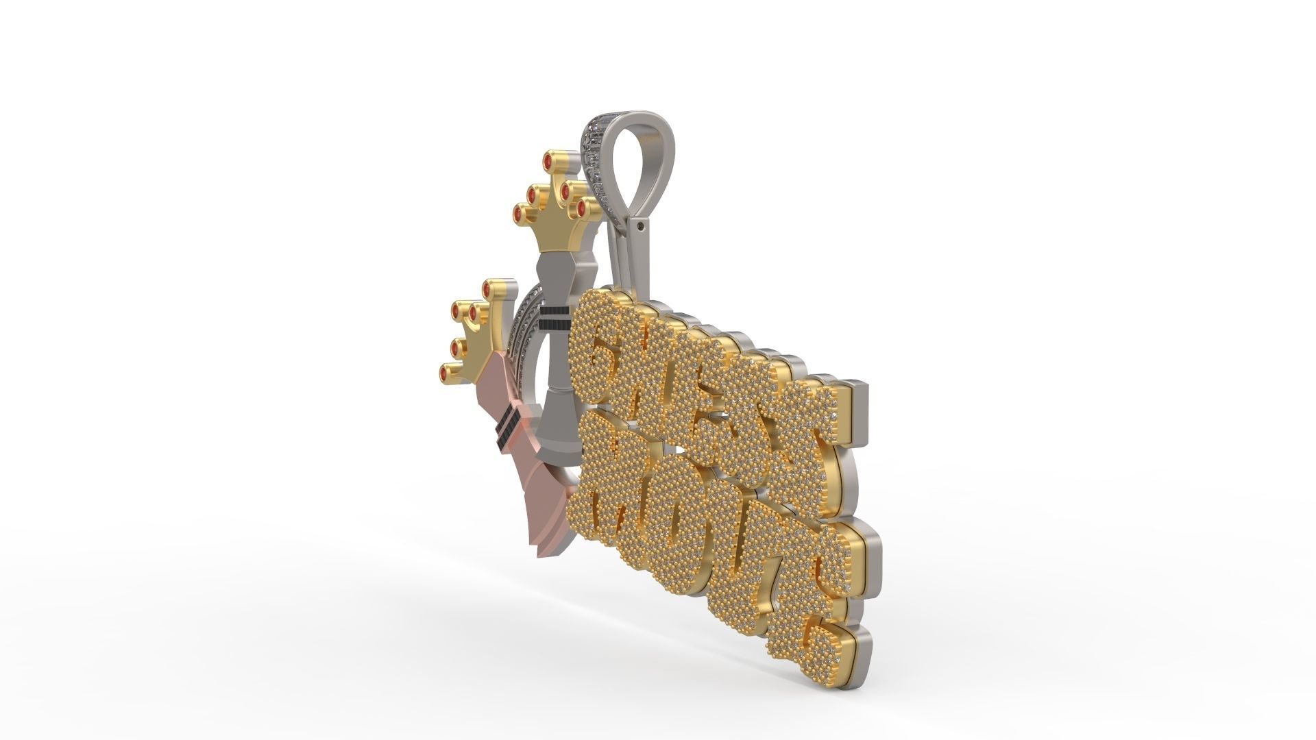 Chess Move Pendant 3D print model_2