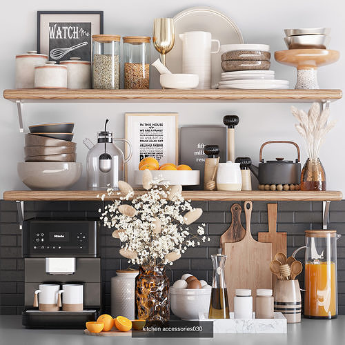 5 kitchen accessories vol6  3D Model Pack 6