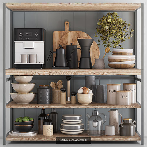 5 kitchen accessories vol6  3D Model Pack 2