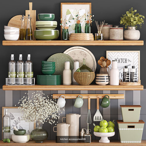 5 kitchen accessories vol6  3D Model Pack 4