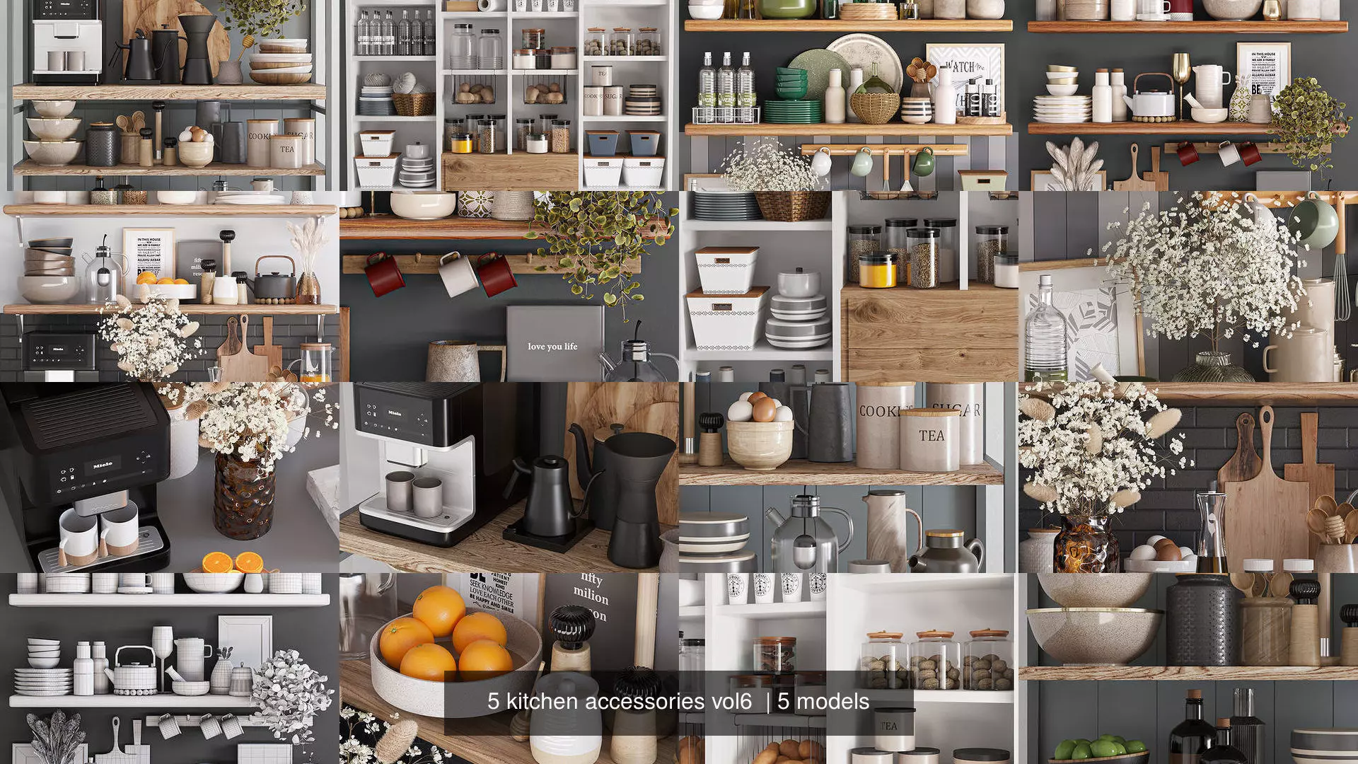 5 kitchen accessories vol6  3D Model Collection_0
