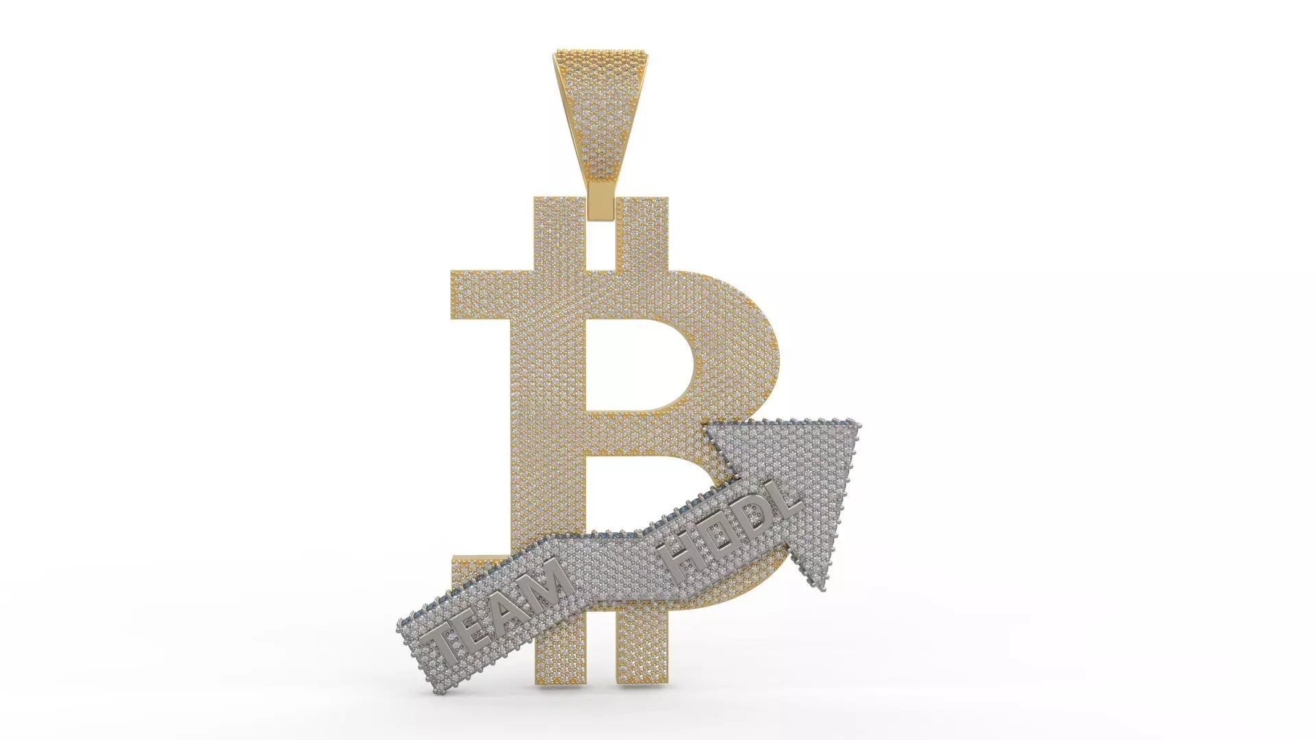 Bitcoin Pendant 3D print model