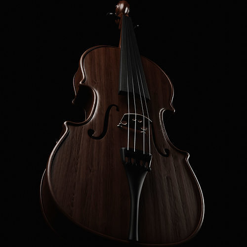 Violin Model 3D model