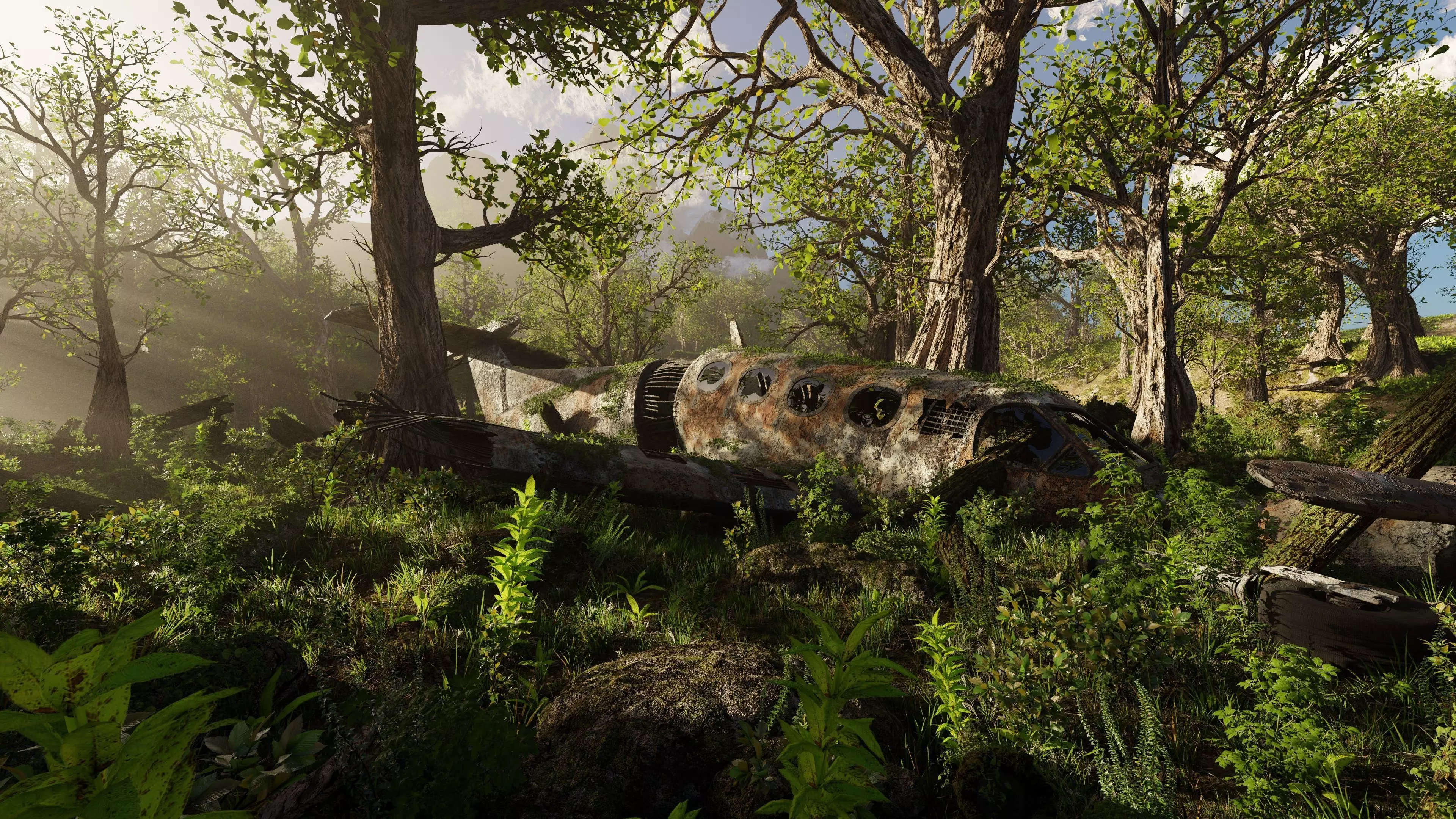 Crash Site Scene 3D model_0