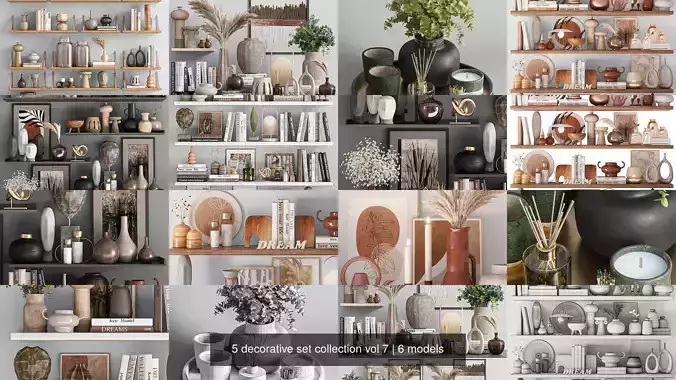5 decorative set collection vol 7 