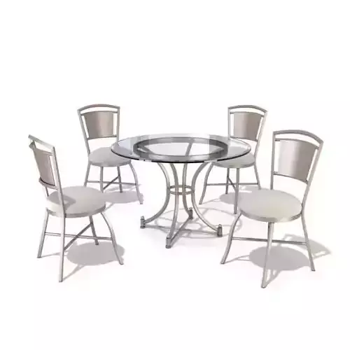 Circular Table And Chairs