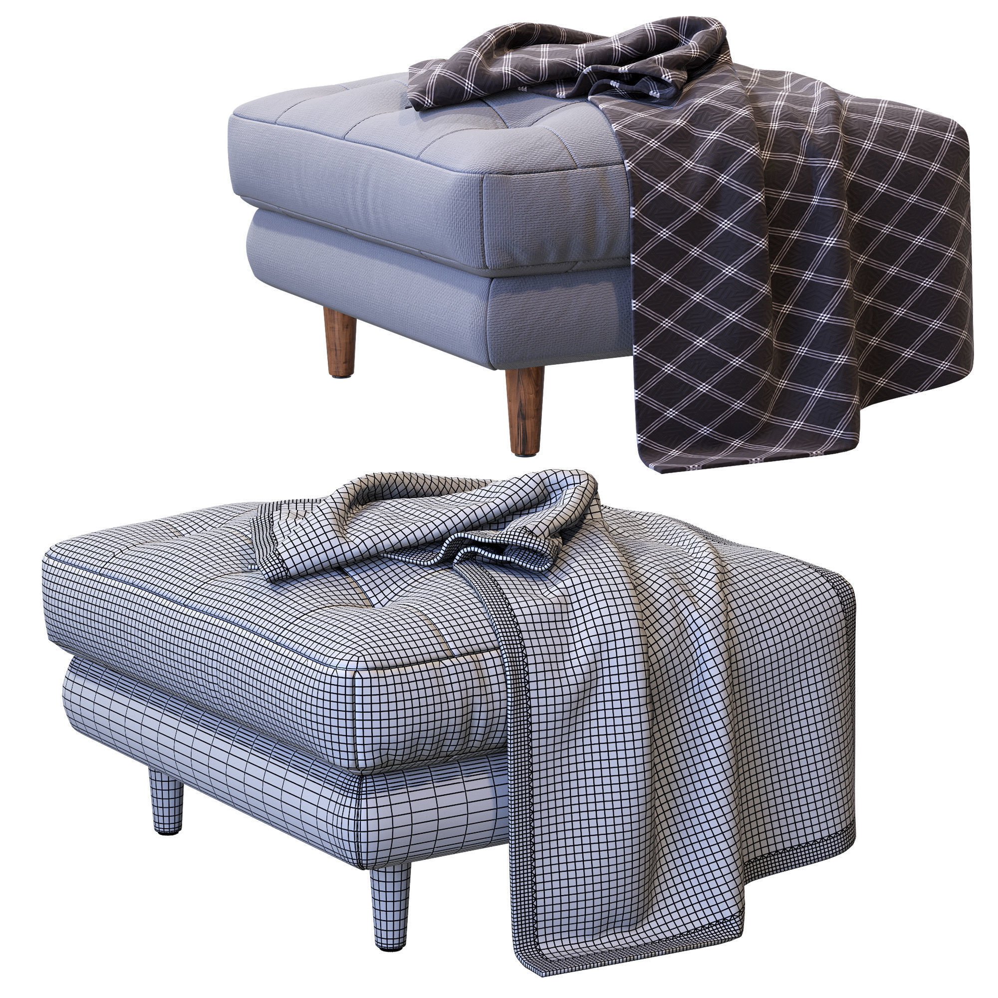 Ottaman Sven Charm 3D model_4