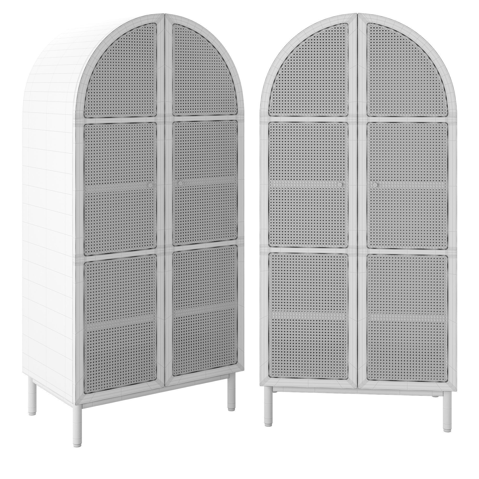 Ankhara Double Wardrobe 3D model_1