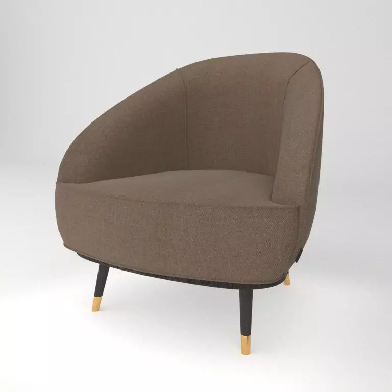  armchair for interior 3D model_0