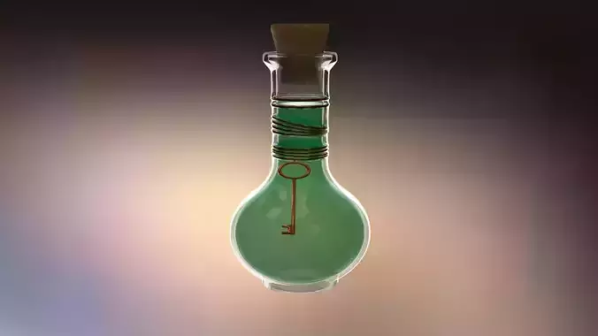 potionpot bottle with key