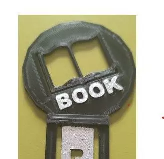 BOOKMARK book page 3D print model