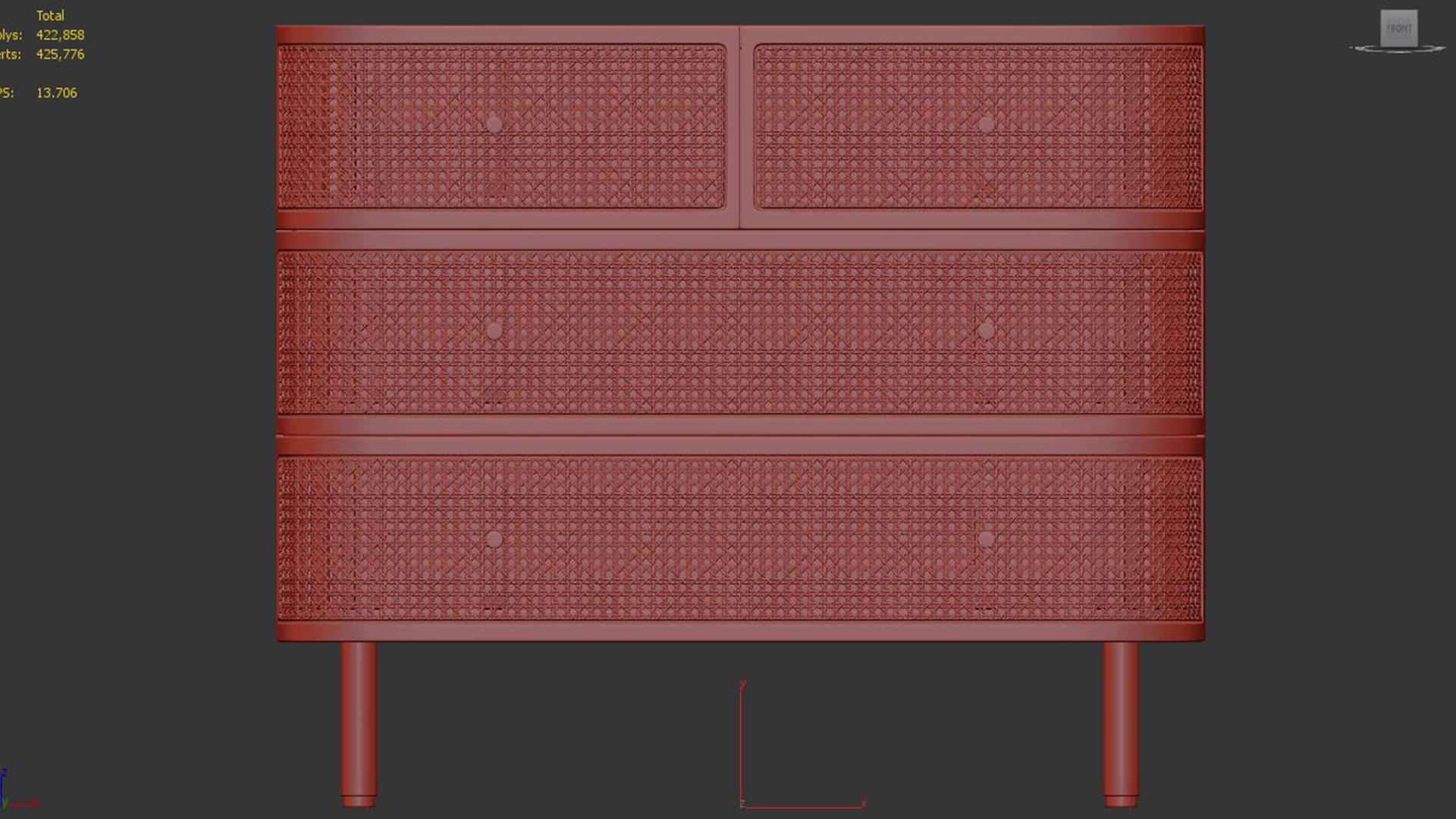 Ankhara Chest of Drawers 3D model_5