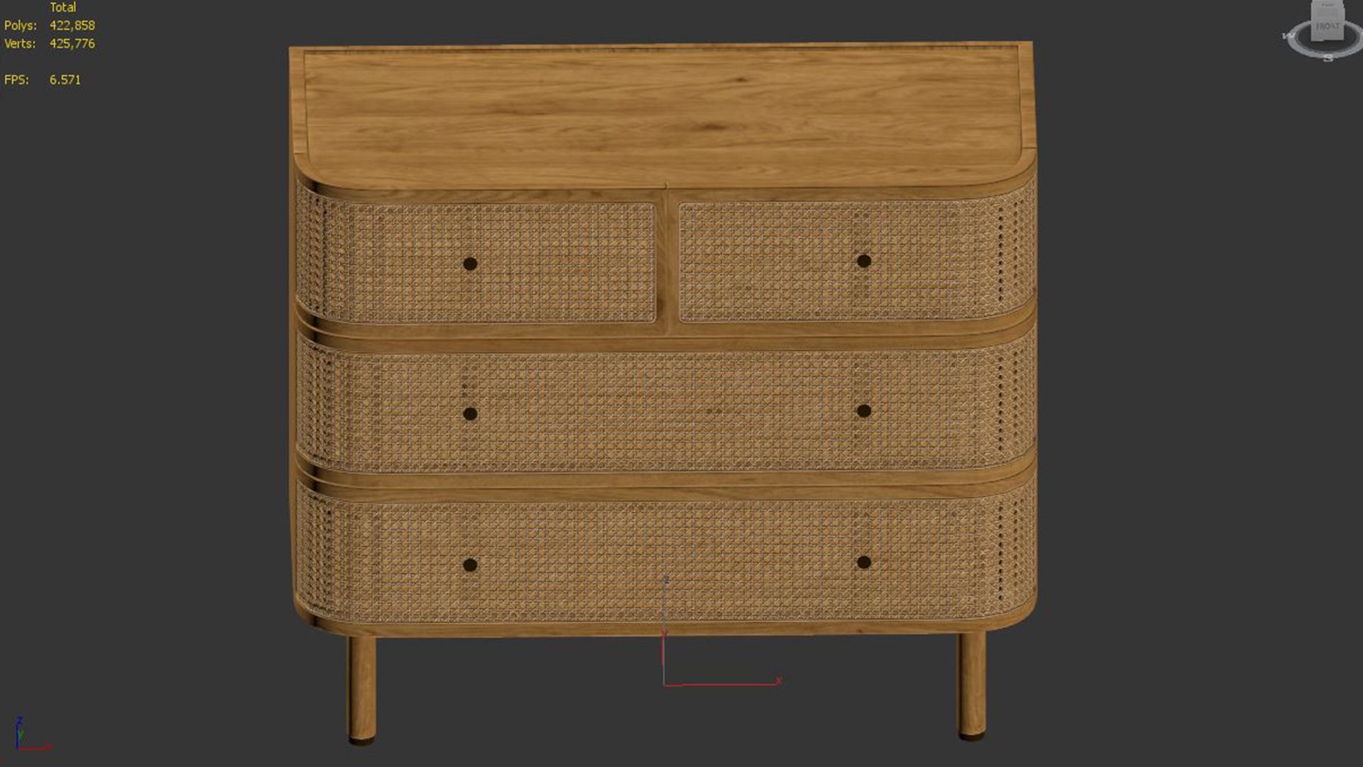 Ankhara Chest of Drawers 3D model_3