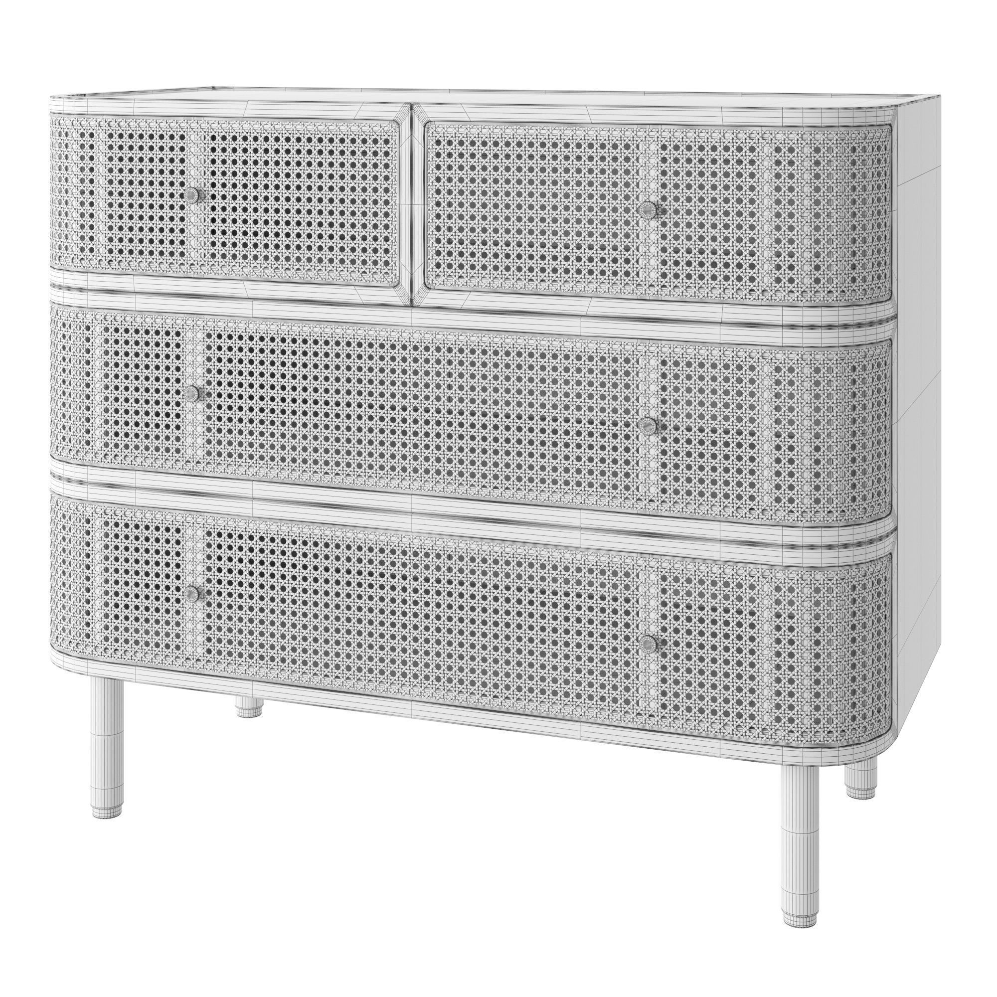 Ankhara Chest of Drawers 3D model_2