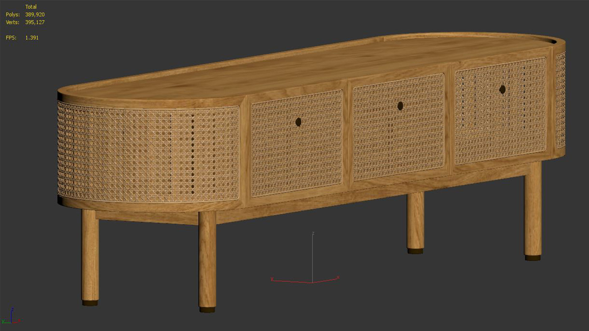 Ankhara Wide Media Unit 3D model_4