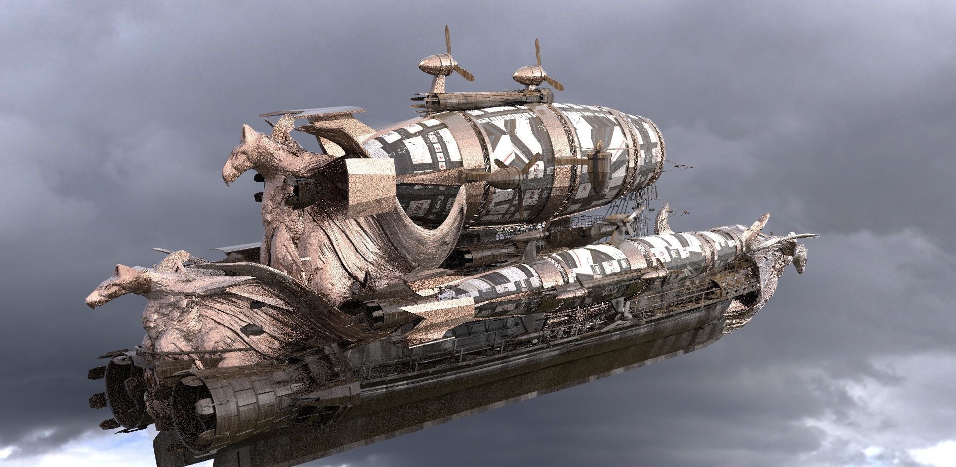 Future Ship Grand 3D model_1