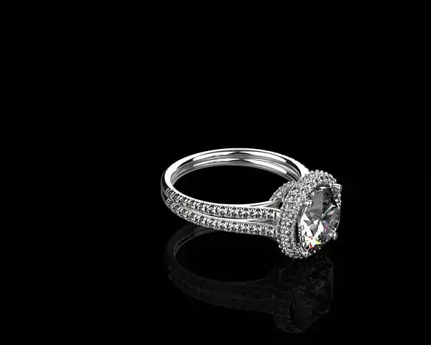 Engagement ring with diamond 137 