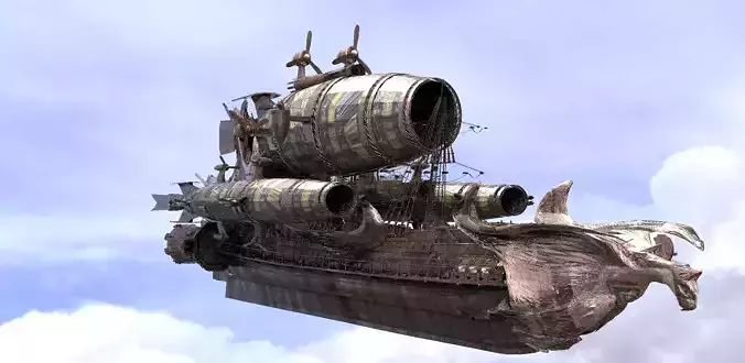 Golden Baroque Eagle Zeppelin