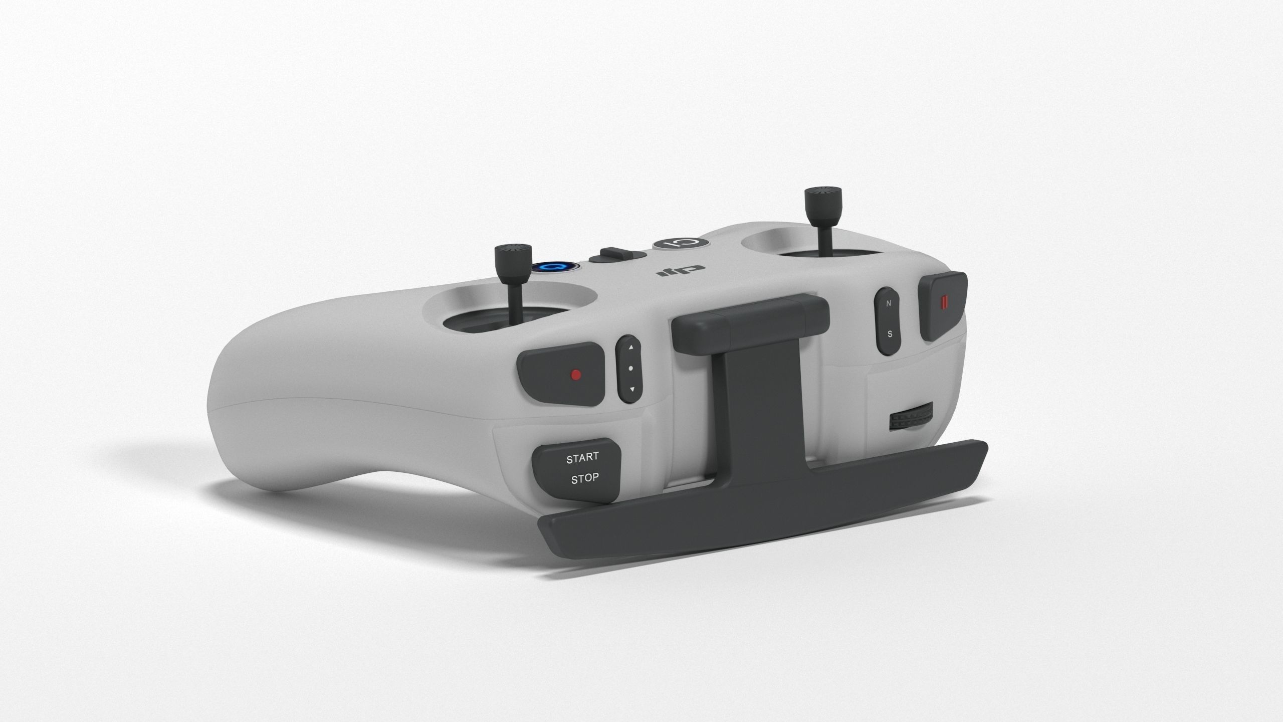 DJI controller  3D model_7