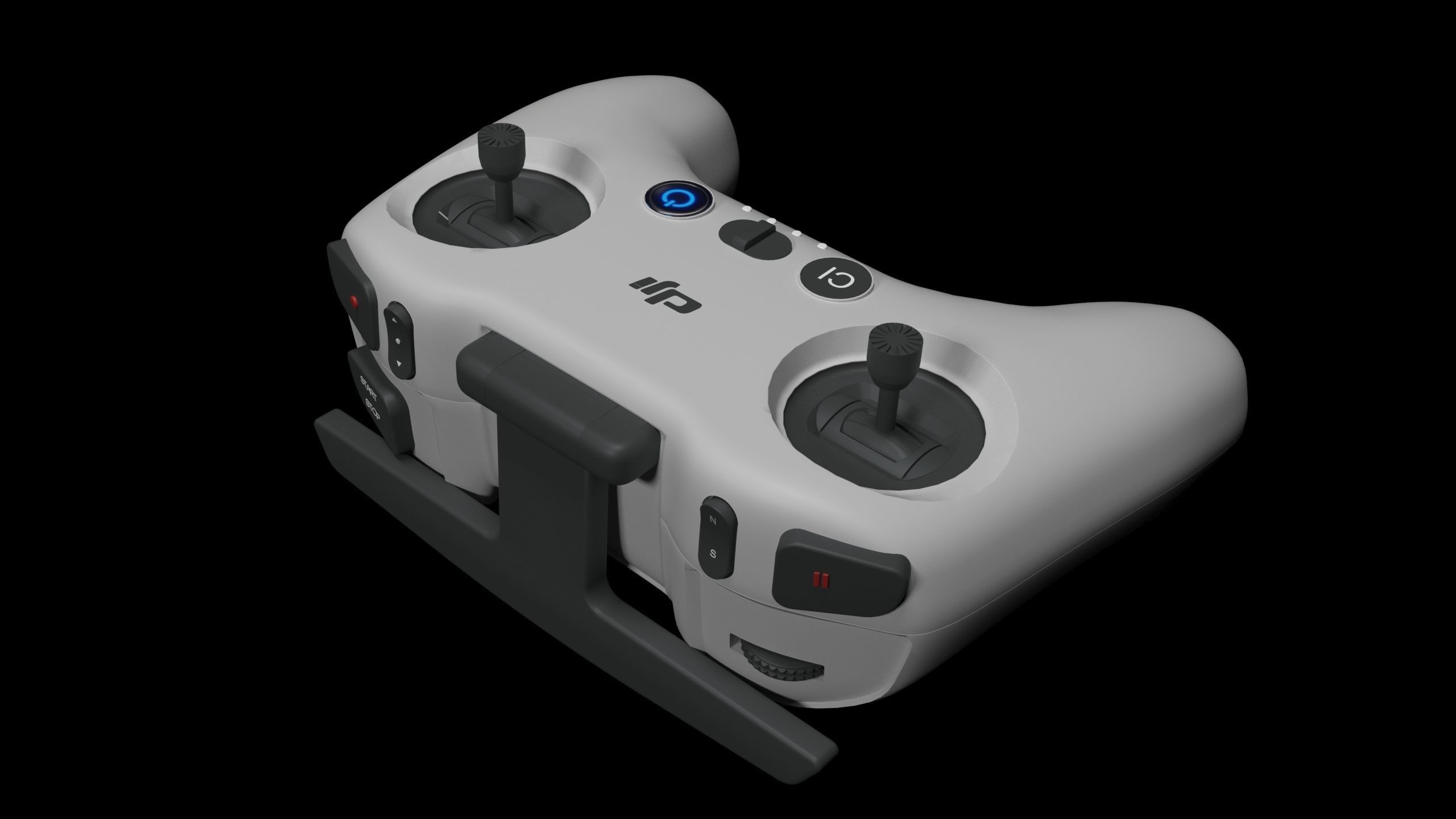 DJI controller  3D model_1