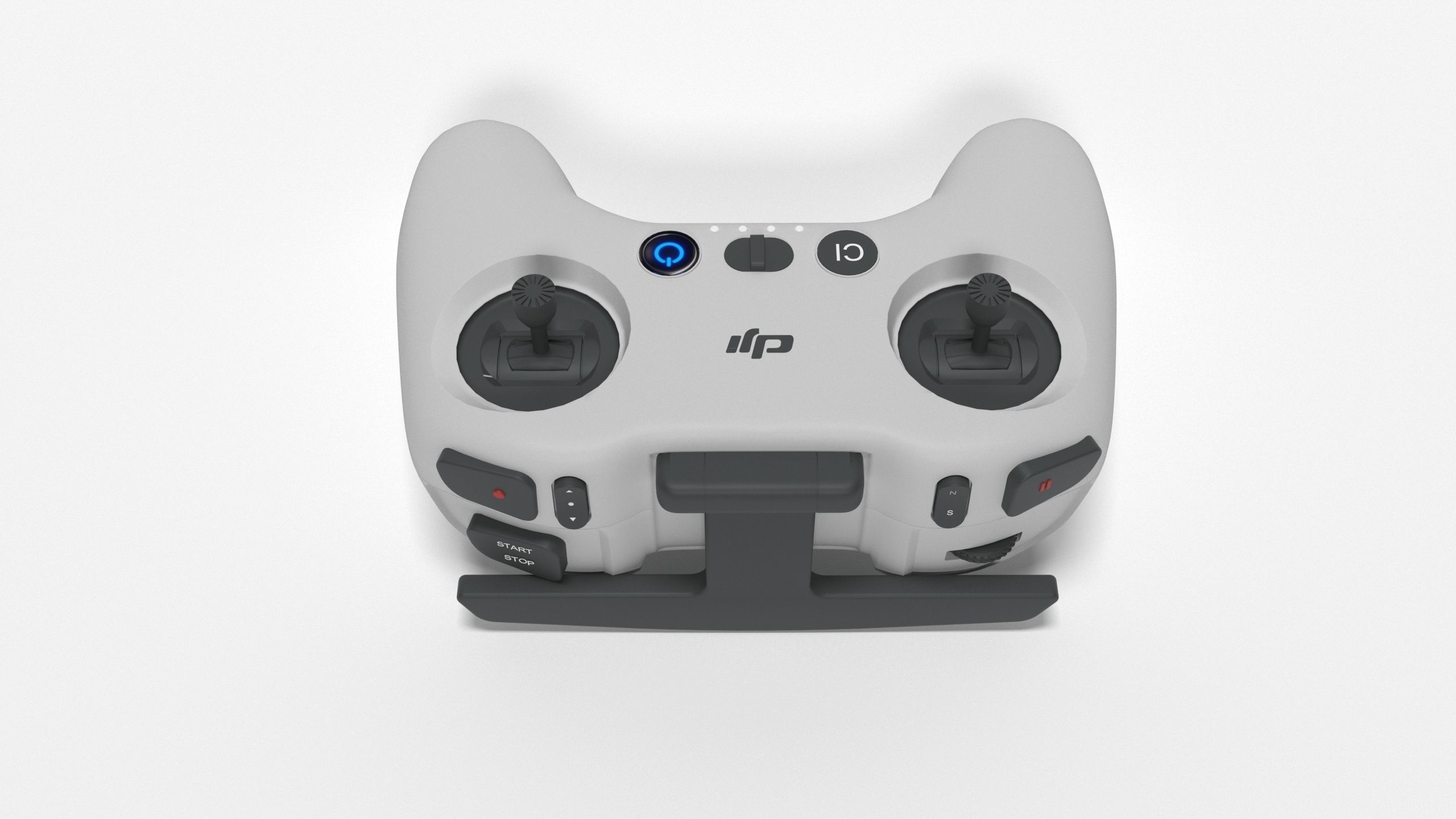 DJI controller  3D model_4