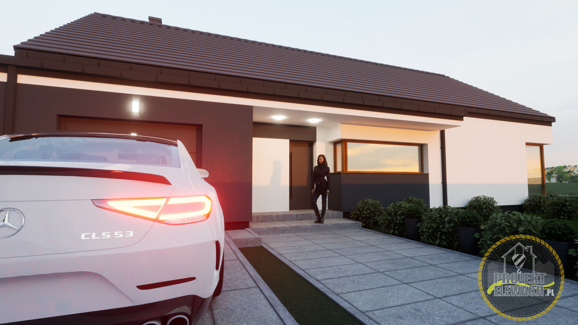 modern standard house model for render and game 3D model_10