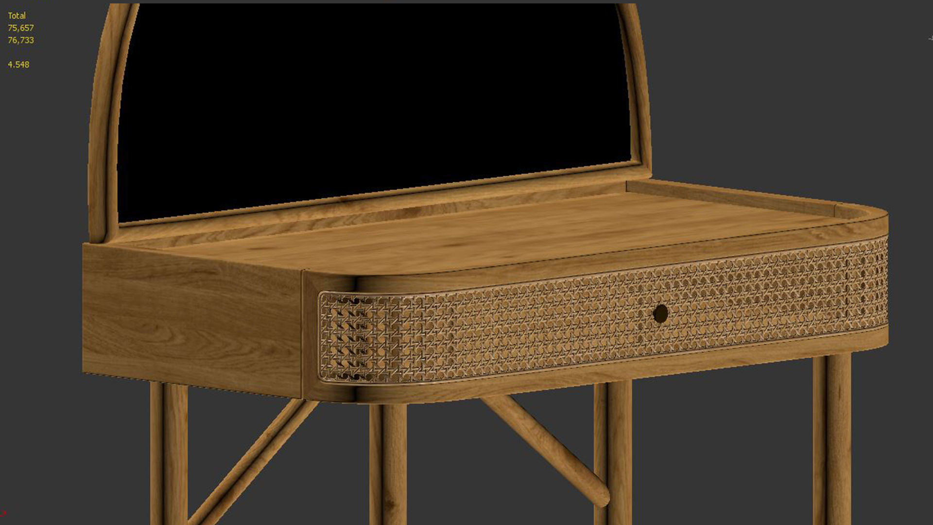 Ankhara Dressing Table 3D model_5