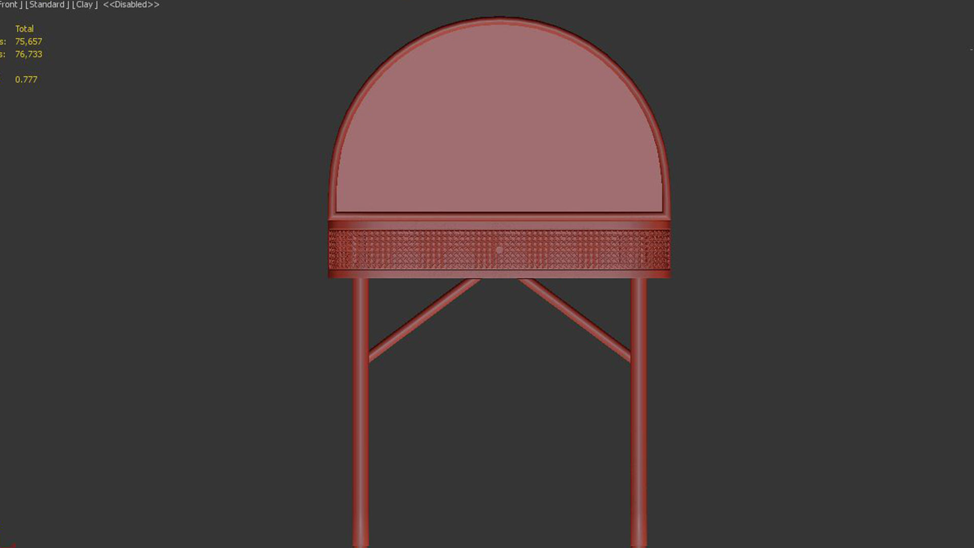 Ankhara Dressing Table 3D model_6