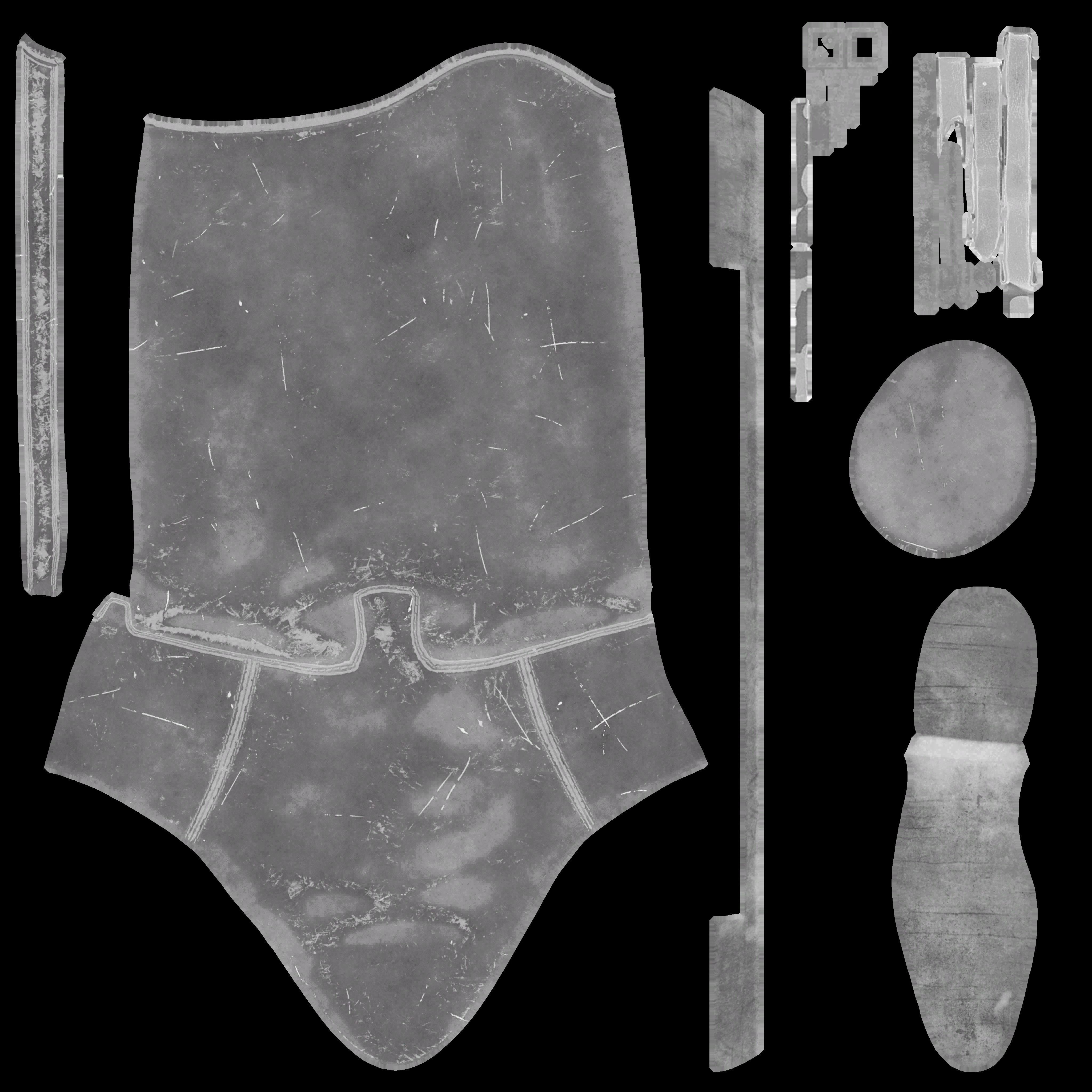 Cadet Riding Boots Low-poly 3D model_8